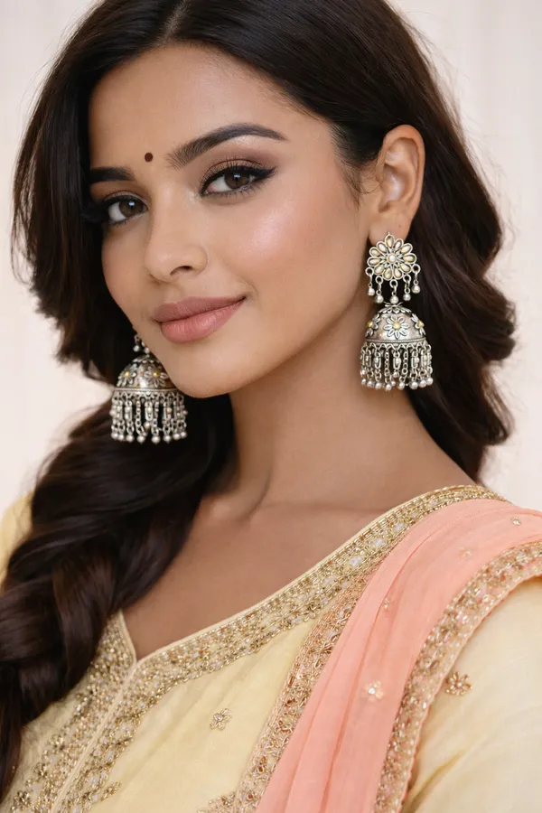Silver_Noorjahan_Jhumka_Earrings_For_Women